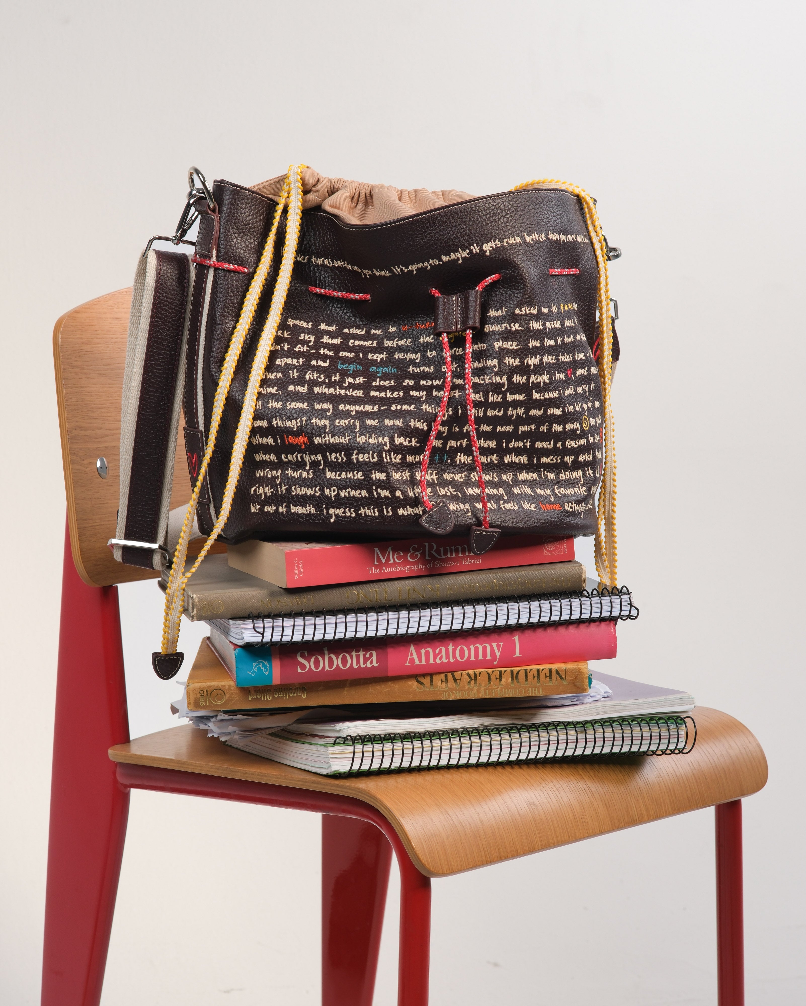 Hend's Bag (pebbled burgundy)