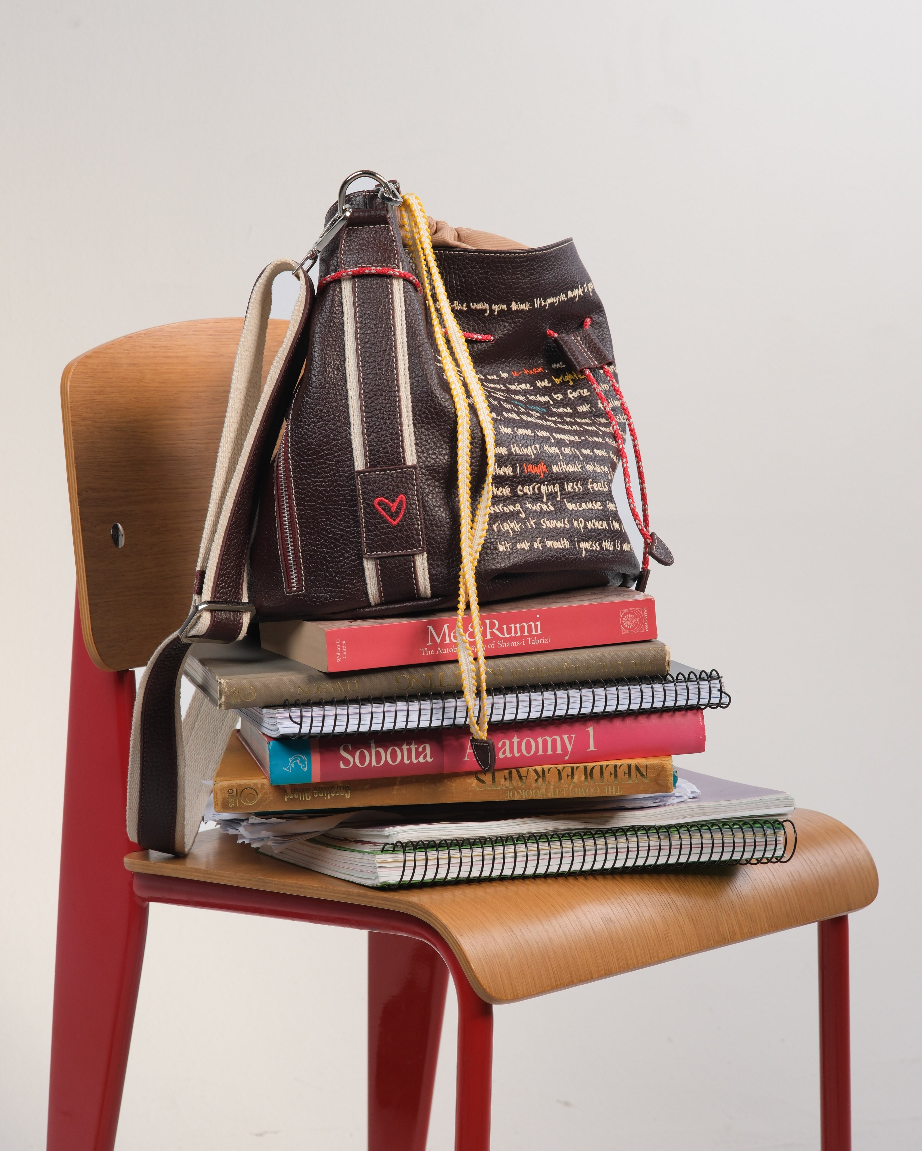 Hend's Bag (pebbled burgundy)