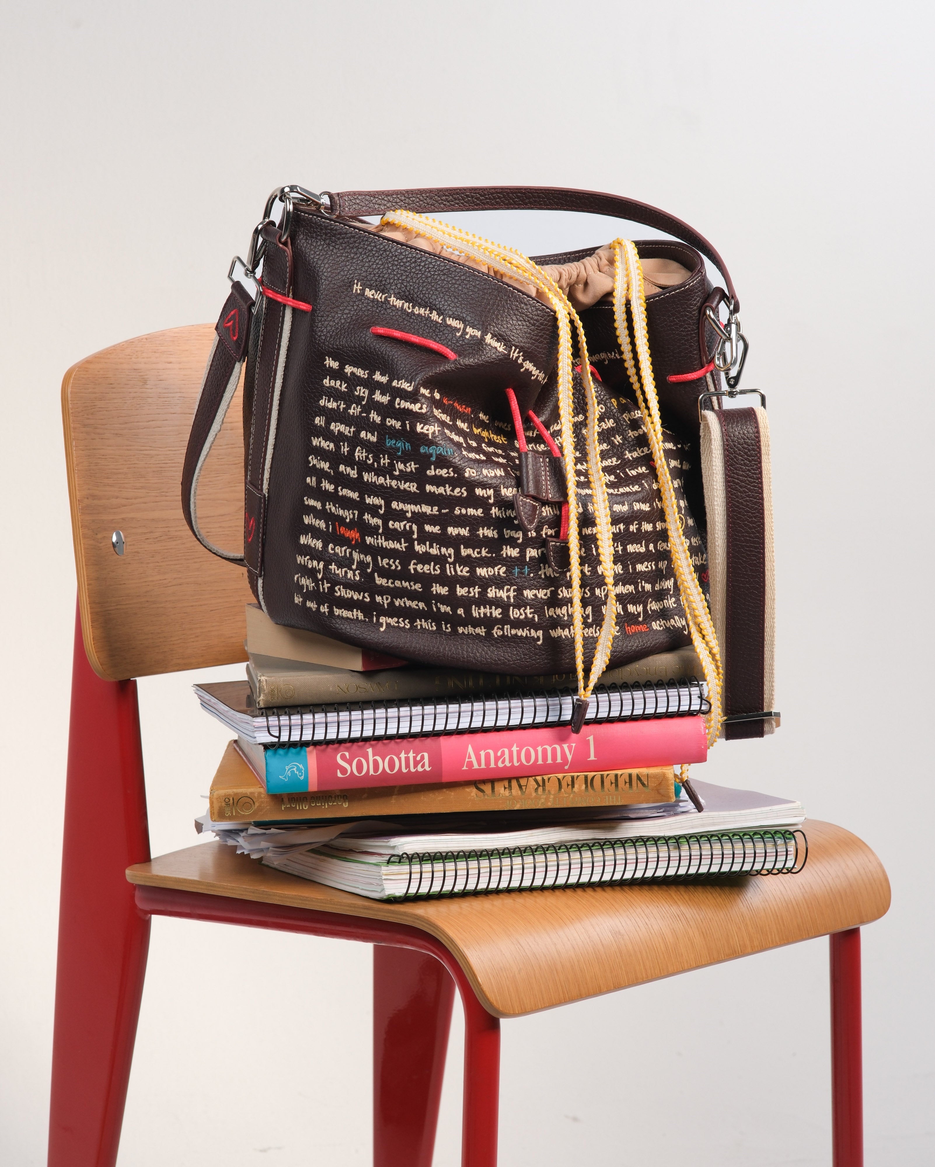 Hend's Bag (pebbled burgundy)