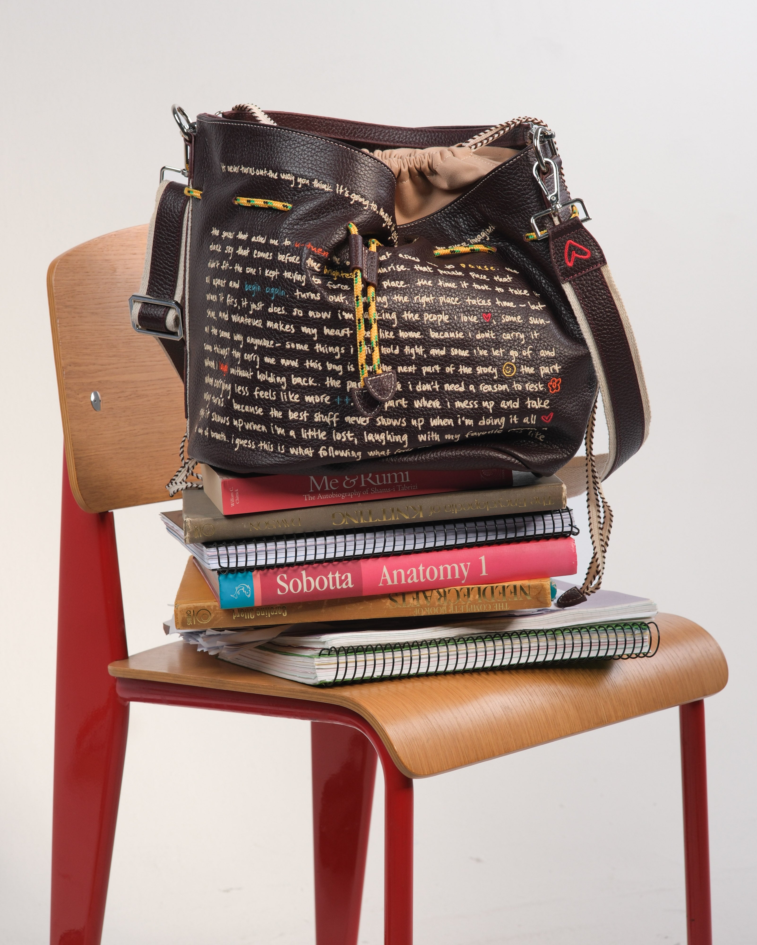 Hend's Bag (pebbled burgundy)