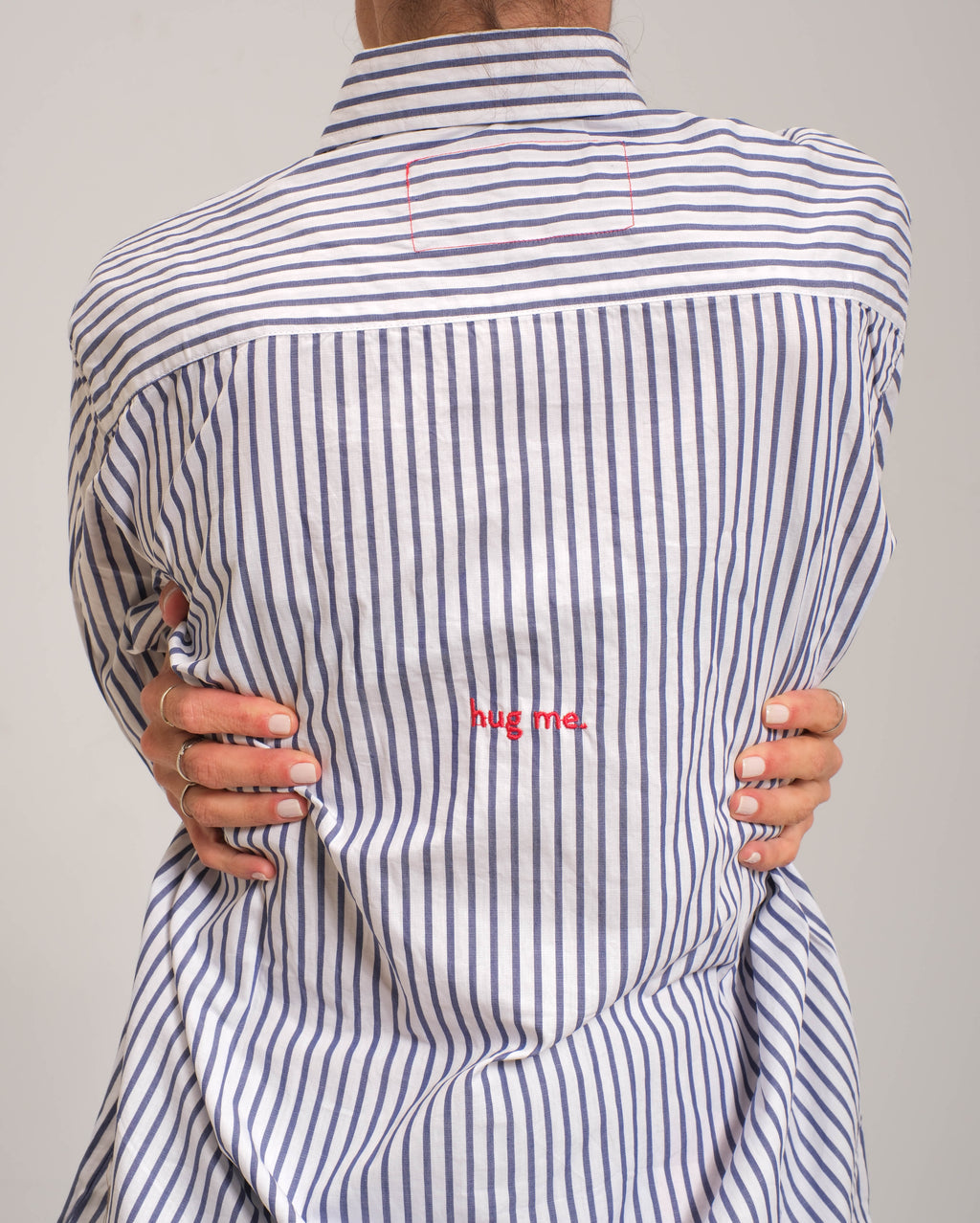 Navy shirt - grownup kinda.