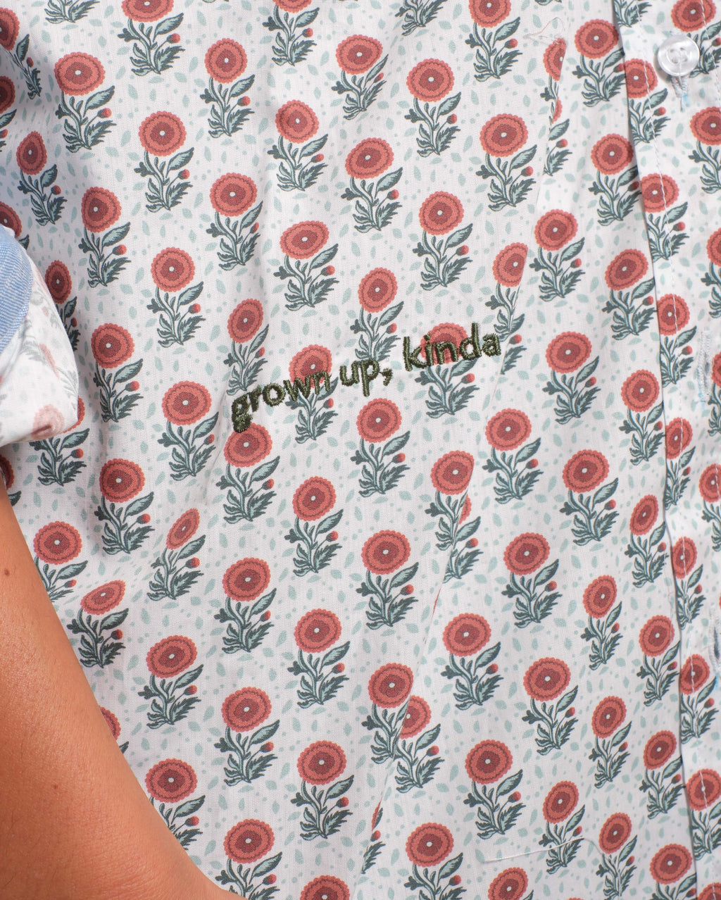 Baggy fit Cowboy cut with pockets - “Grownup, Kinda.”