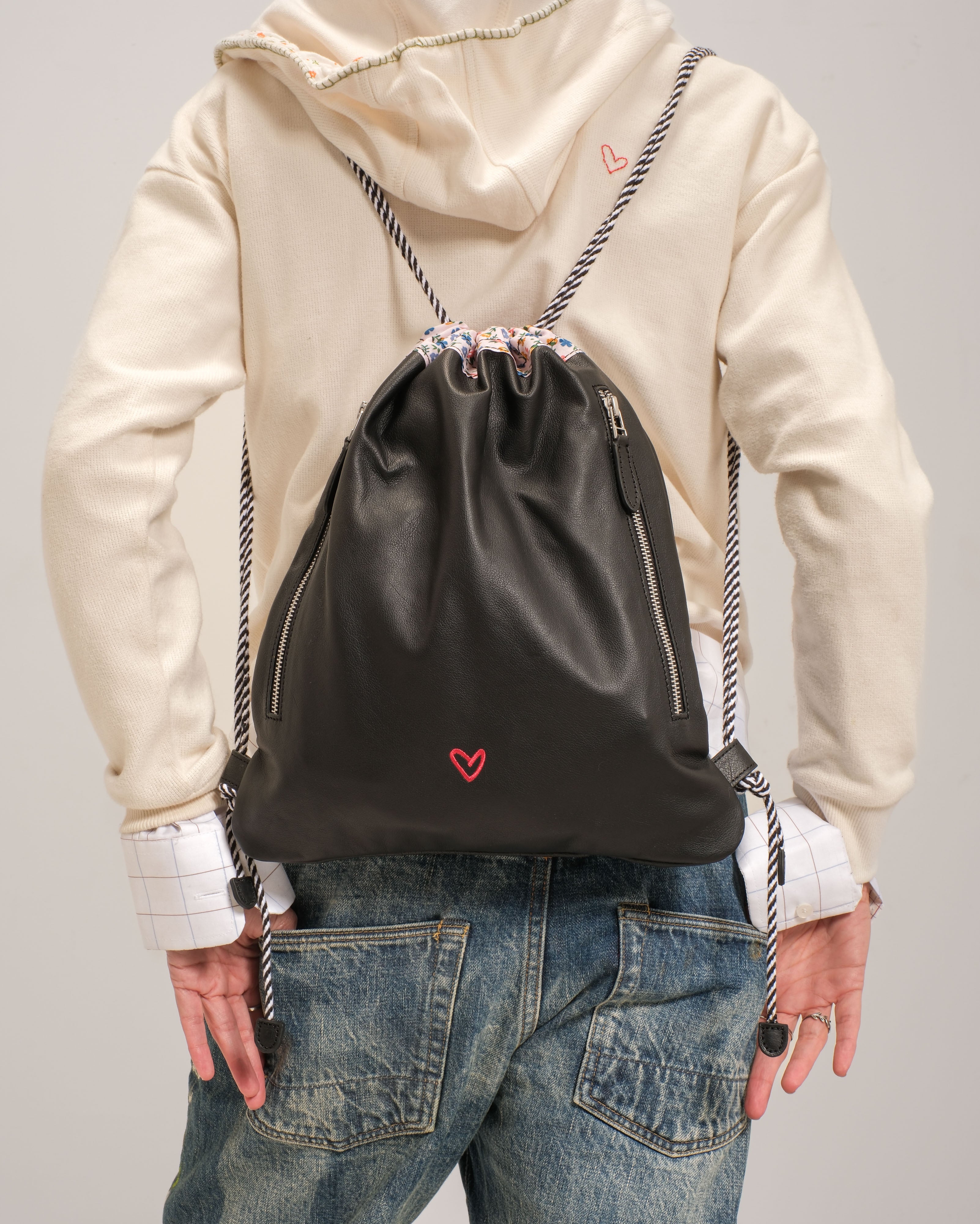 Drawstring Bag - Black