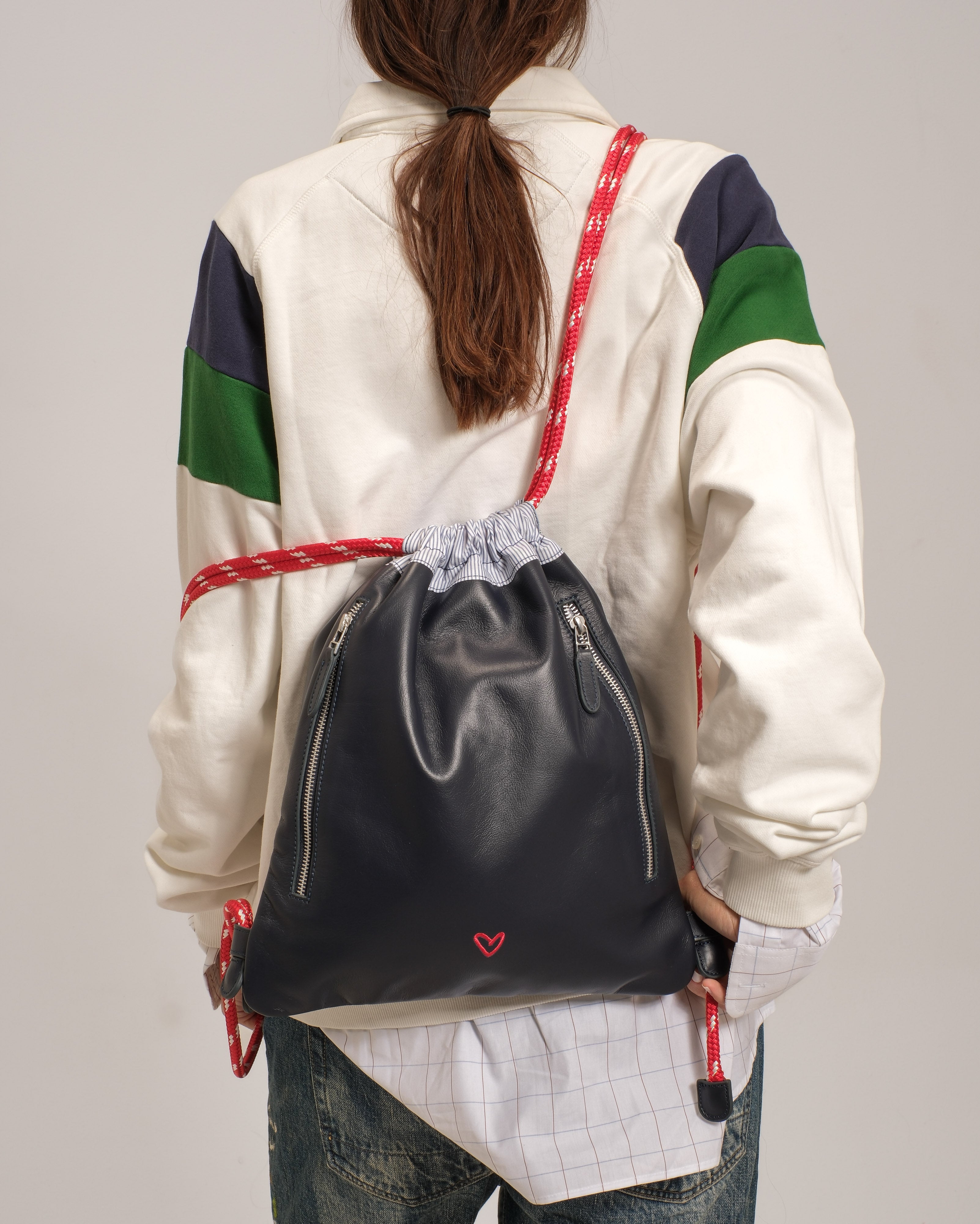 Drawstring Bag - Navy