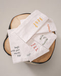 Remembering grandma napkins (set of 6) - cotton