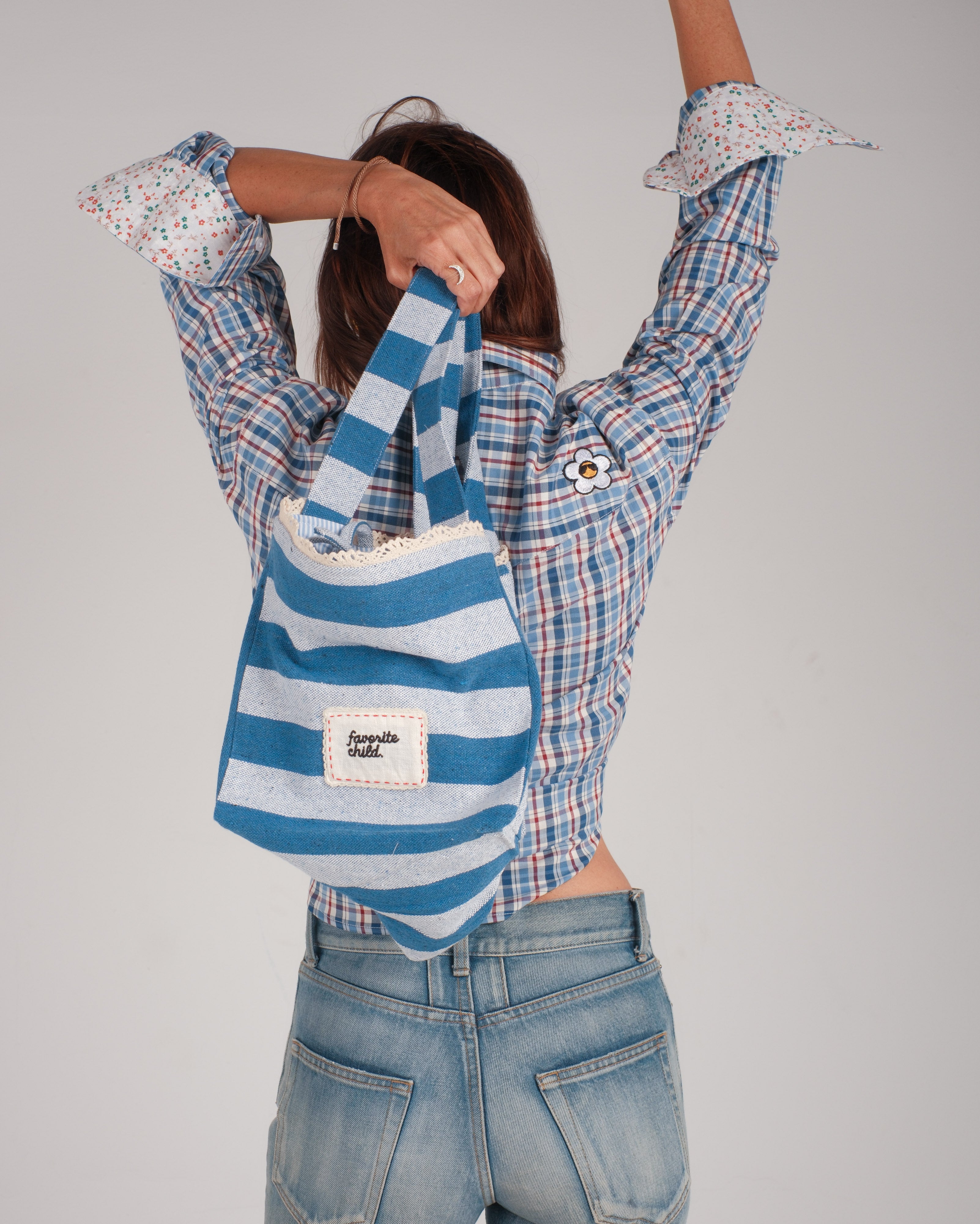 Striped Blue Sidekick